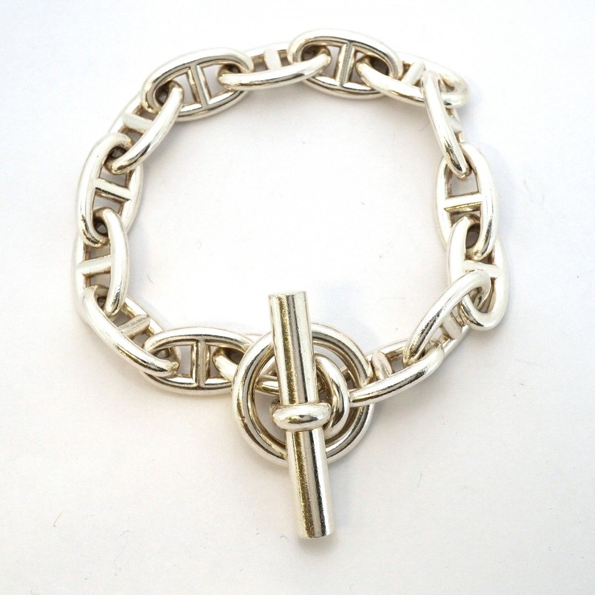Hermes Bracelet Chaine D'ancre GM 925 Sterling Silver — view 3
