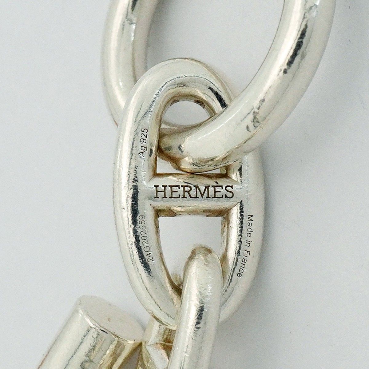Hermes Bracelet Chaine D'ancre GM 925 Sterling Silver — view 5