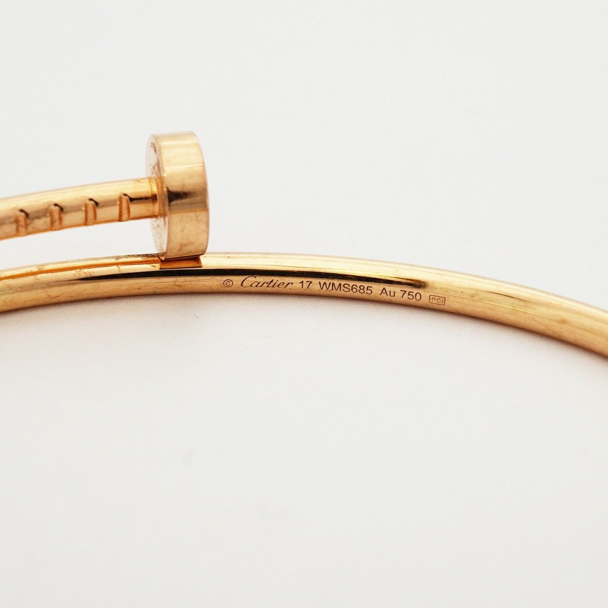 Cartier Bangle Juste Un Clou SM 18k Pink Gold Bracelet — view 4