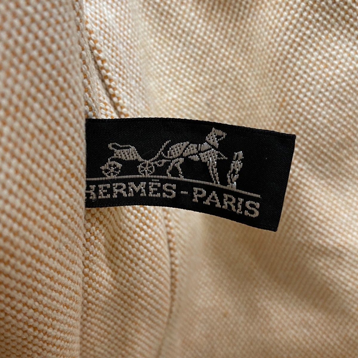 Hermes Tote New Fourre Tout MM Canvas Orange Silver — view 5