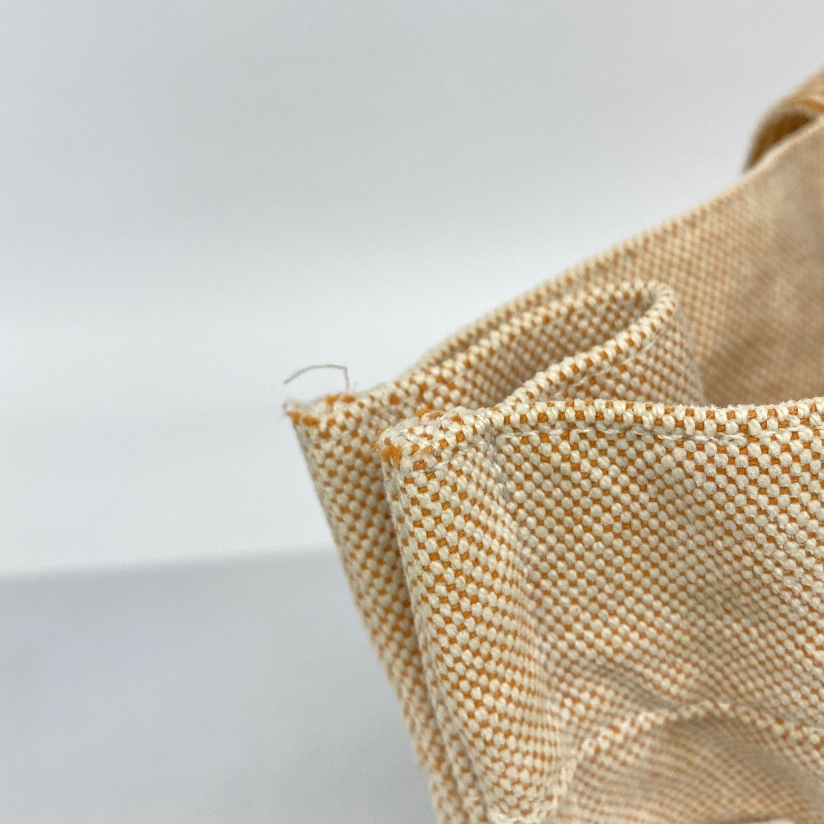 Hermes Tote New Fourre Tout MM Canvas Orange Silver — view 6