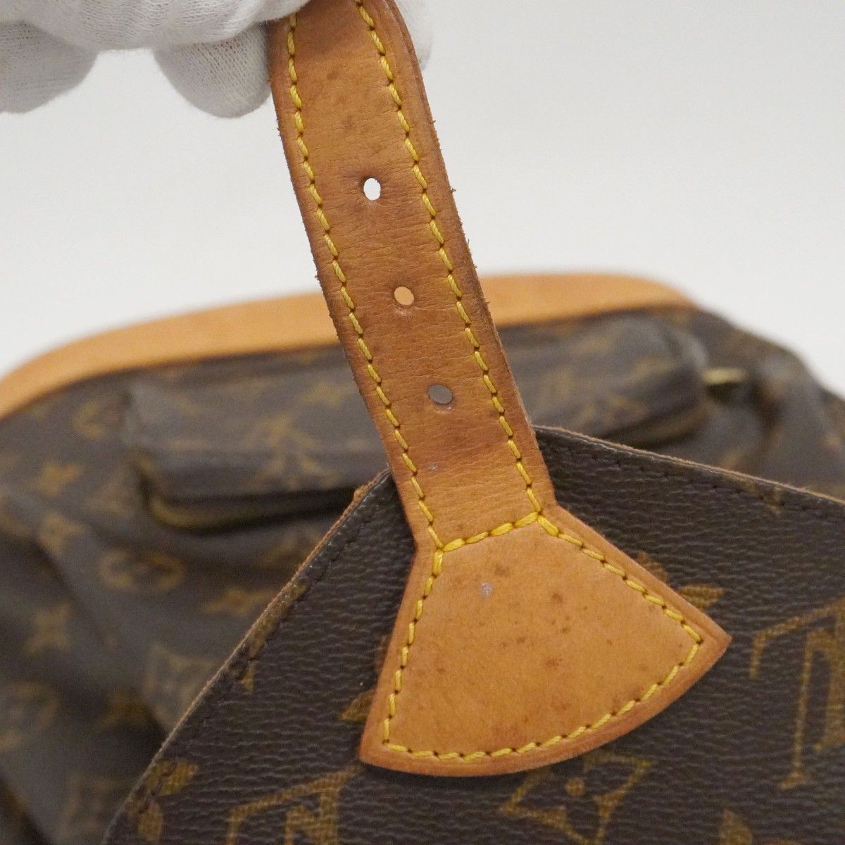 Louis Vuitton Backpack Monogram Montsouris MM Brown — view 8