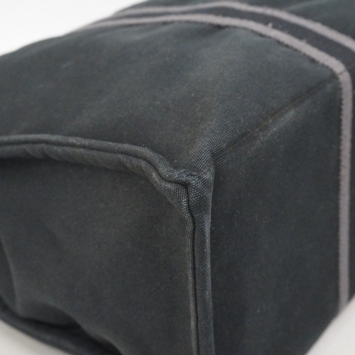 Hermes Tote Fourre Tout GM Canvas Black Silver — view 6