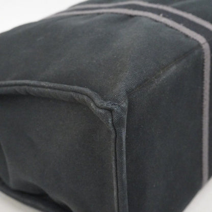 Hermes Tote Fourre Tout GM Canvas Black Silver — view 6