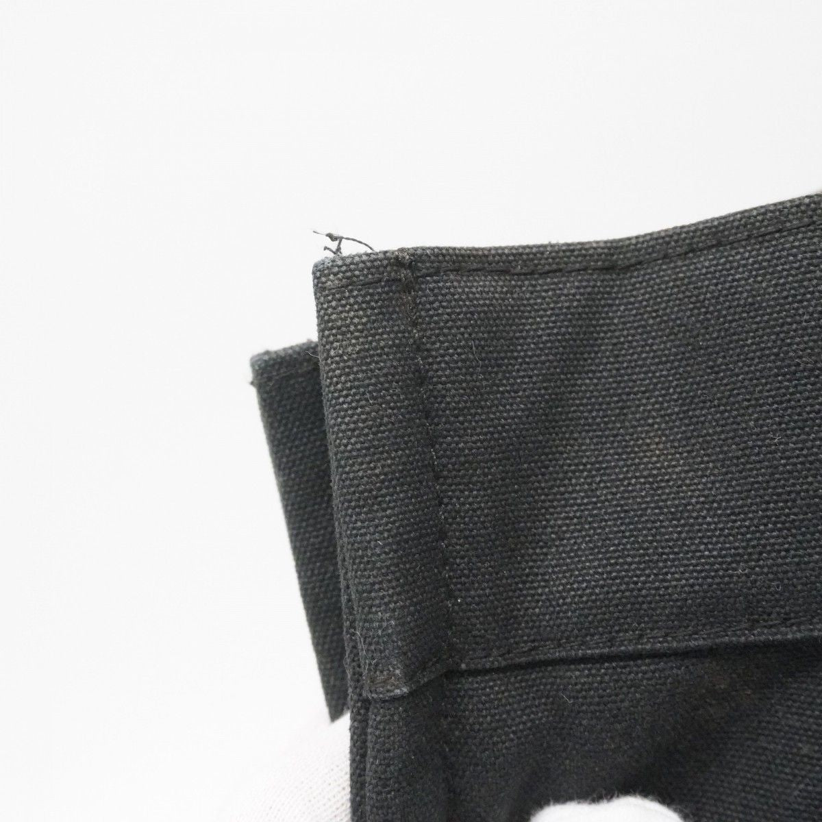 Hermes Tote Fourre Tout GM Canvas Black Silver — view 7