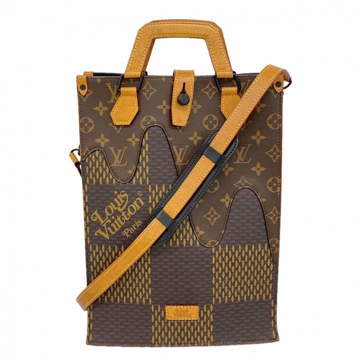 Louis Vuitton Handbag Damier Giant Mini Tote 2-Way