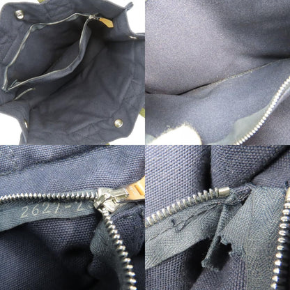 Hermes Tote Fourre Tout PM Canvas Navy Olive Daily Use — view 7