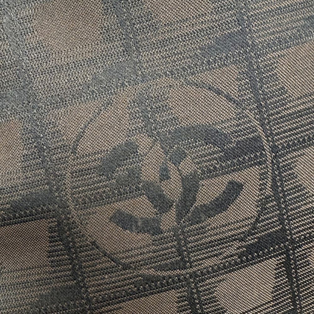 Chanel Tote New Travel Line PM CC Logo Jacquard Nylon Leather Dark Brown Black — view 5