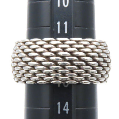 Tiffany & Co Ring Somerset 925 Sterling Silver Mesh