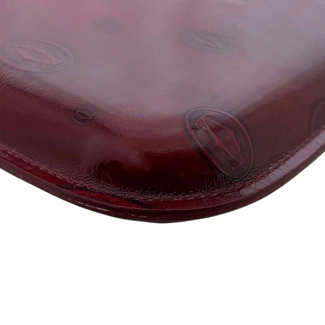 Cartier Handbag Bordeaux Red Happy Birthday Leather — view 9