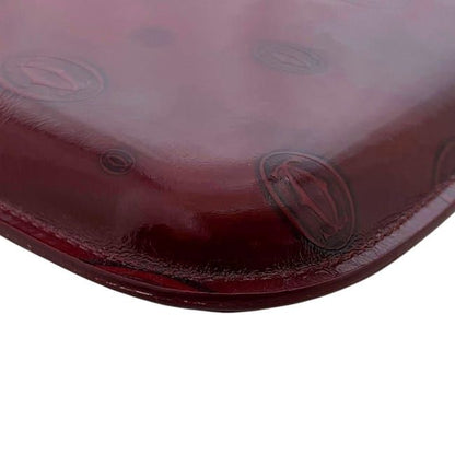 Cartier Handbag Bordeaux Red Happy Birthday Leather — view 9