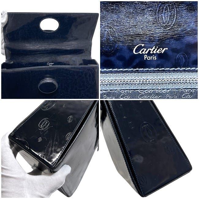 Cartier Handbag Dark Navy Happy Birthday — view 3