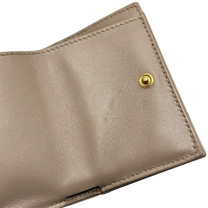 Saint Laurent Origami Trifold Wallet Beige Monogram — view 7