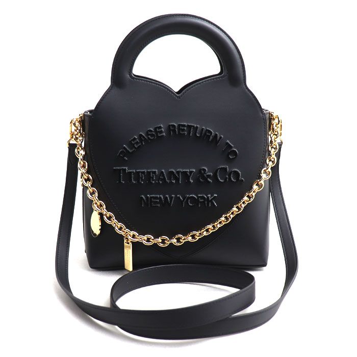 Tiffany & Co Return to 2-Way Shoulder Bag Charm Mini Black