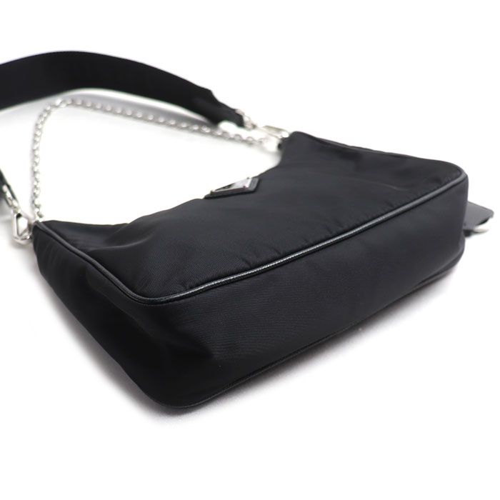Prada 2-Way Shoulder Bag Black — view 3