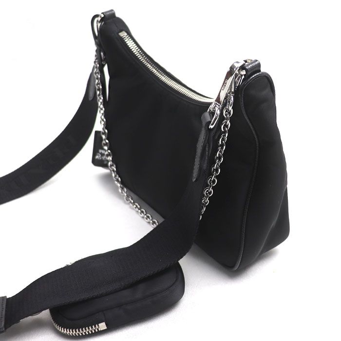 Prada 2-Way Shoulder Bag Black — view 2