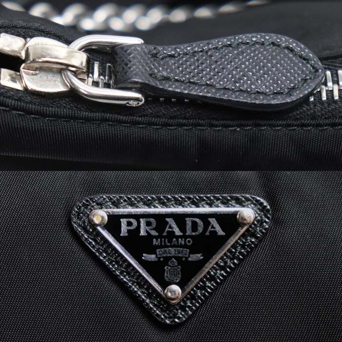 Prada 2-Way Shoulder Bag Black — view 8