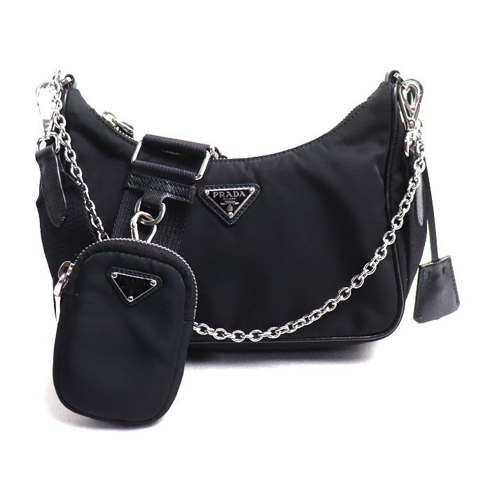 Prada 2-Way Shoulder Bag Black