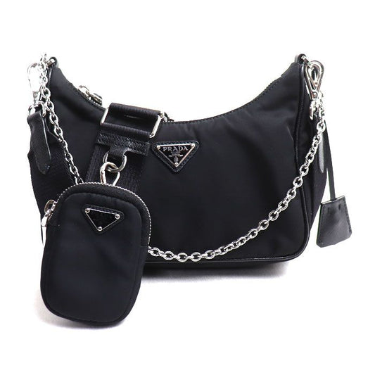 Prada 2-Way Shoulder Bag Black