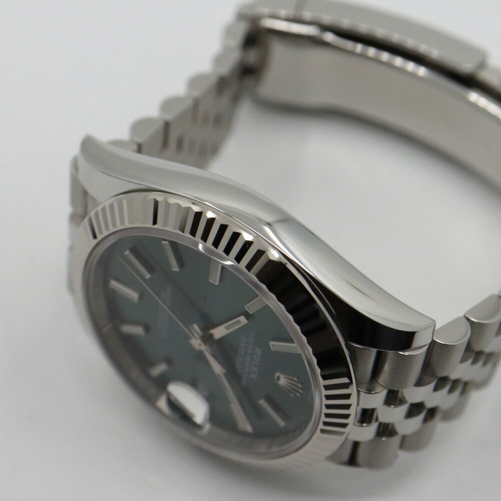 Rolex Datejust 41 Watch Jubilee Random Mint Green Polished — view 5
