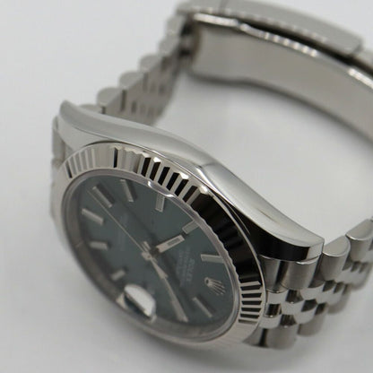Rolex Datejust 41 Watch Jubilee Random Mint Green Polished — view 5