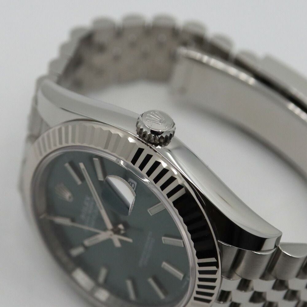 Rolex Datejust 41 Watch Jubilee Random Mint Green Polished — view 4