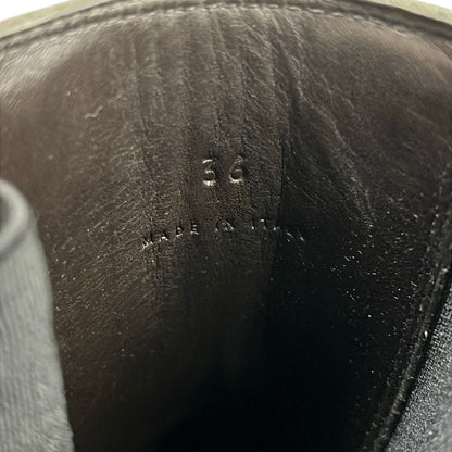 Bottega Veneta Short Boots 36 Black Side Gore Leather — view 6