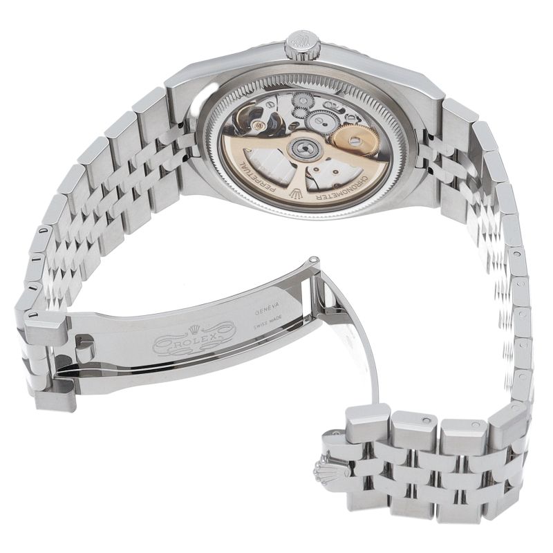Rolex Land Watch Honeycomb Motif Box 18k White Gold SS — view 5