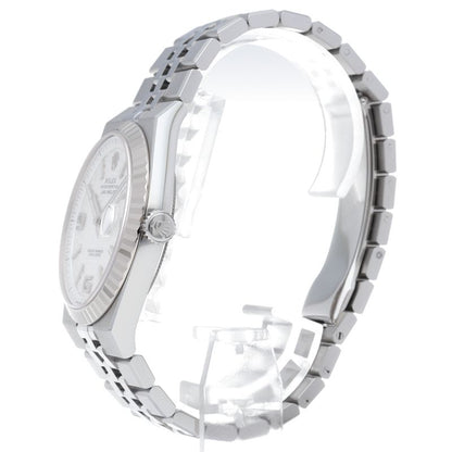 Rolex Land Watch Honeycomb Motif Box 18k White Gold SS — view 3