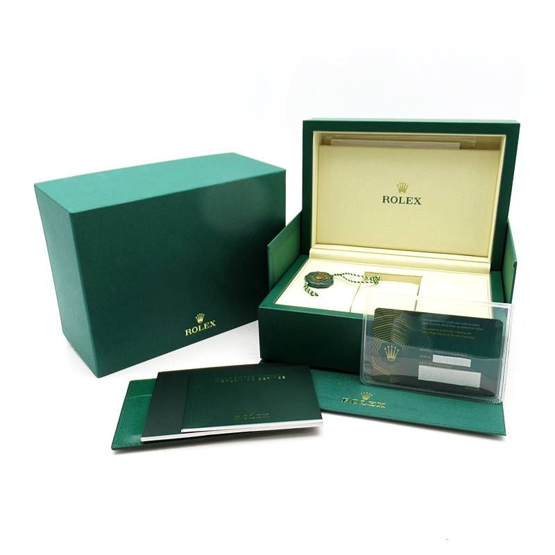 Rolex GMT Master 2 Watch Box 18k Yellow Gold SS Black — view 6