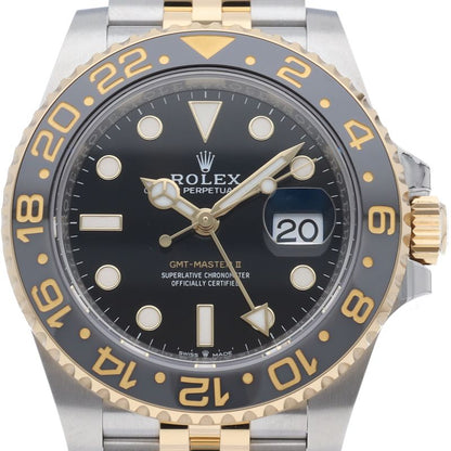 Rolex GMT Master 2 Watch Box 18k Yellow Gold SS Black