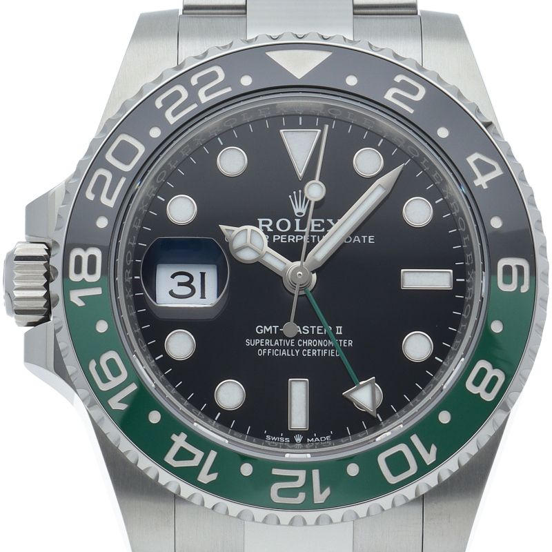 Rolex GMT Master 2 Watch Oyster Box SS Black