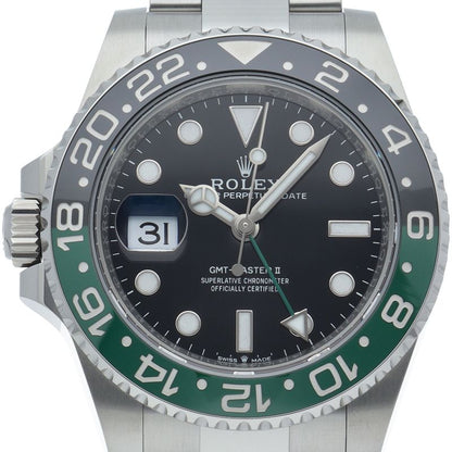 Rolex GMT Master 2 Watch Oyster Box SS Black