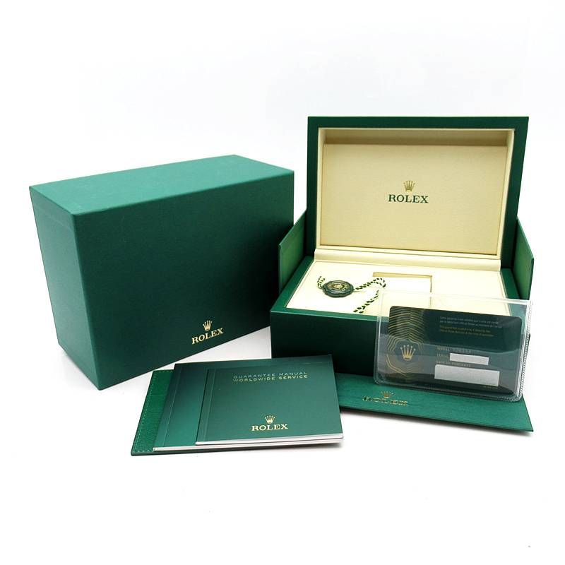 Rolex Datejust 41 Watch Jubilee Calf Troman Wimbledon Box 18k White Gold — view 6