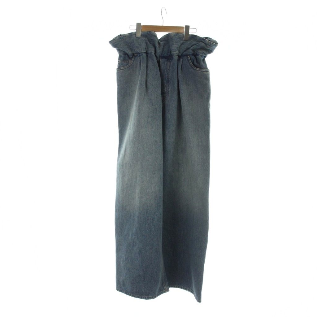 Loewe Denim Pants Flamenco Jeans Wide Frill Indigo