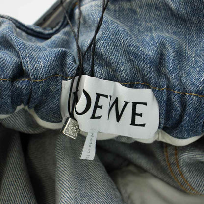 Loewe Denim Pants Flamenco Jeans Wide Frill Indigo — view 6