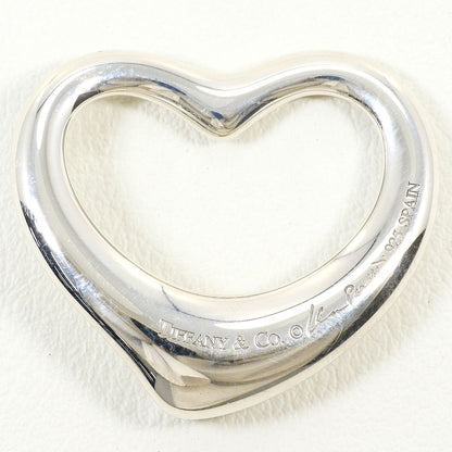 Tiffany & Co Open Heart 925 Sterling Silver Pendant Top — view 2