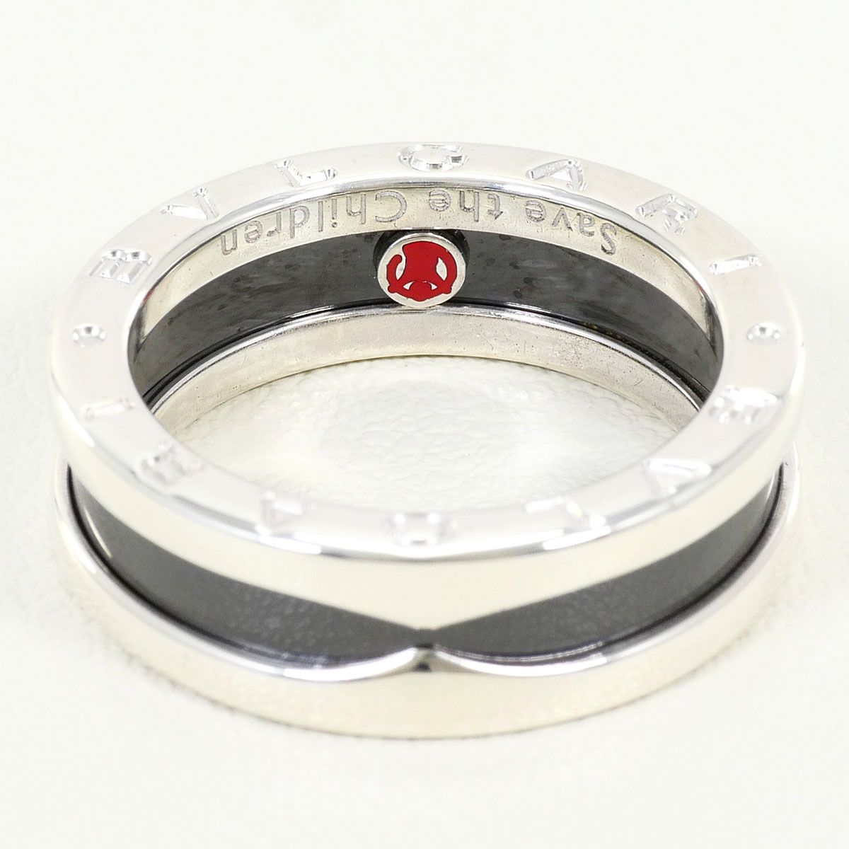 Bvlgari Save the Children 925 Sterling Silver Ceramic Ring — view 3