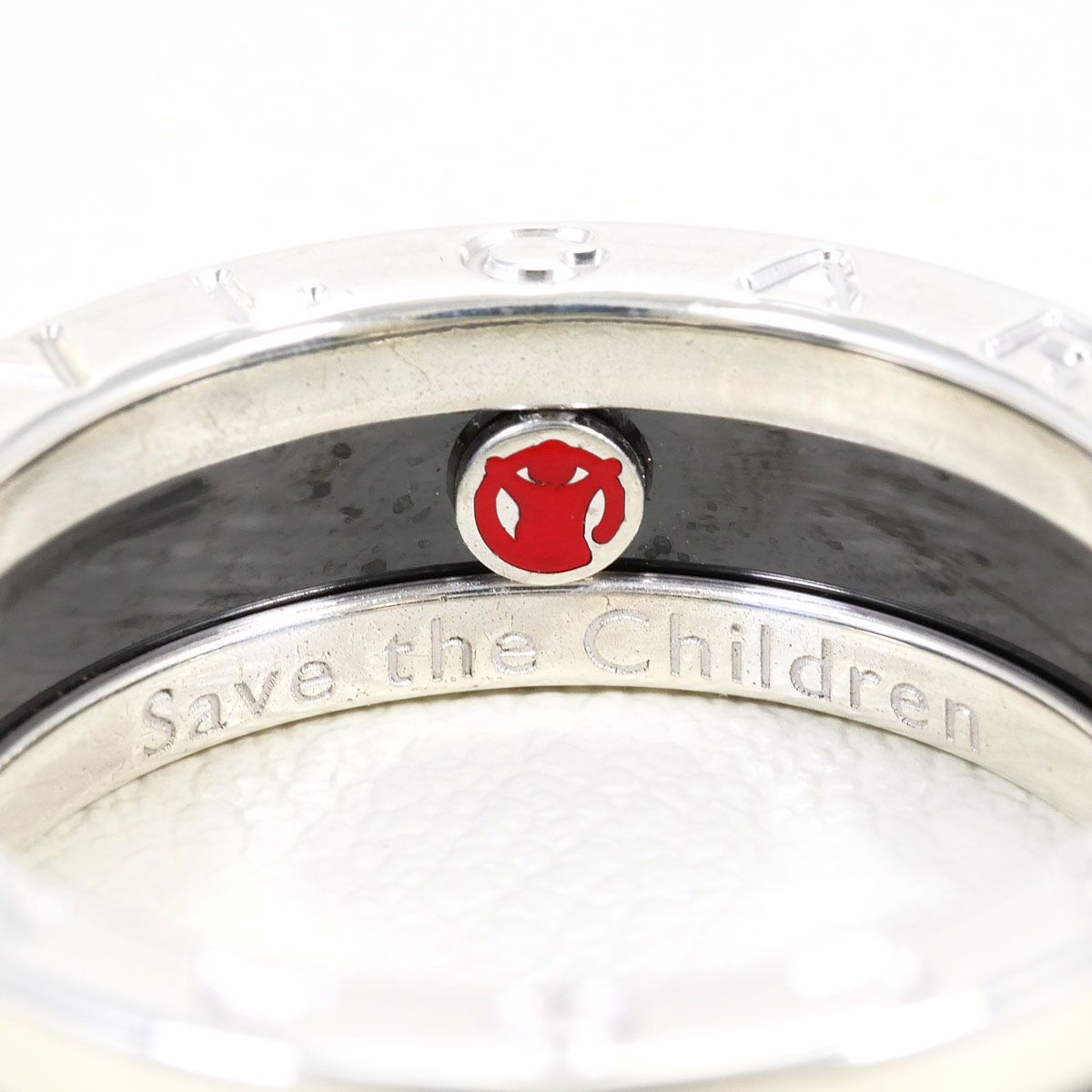 Bvlgari Save the Children 925 Sterling Silver Ceramic Ring — view 6