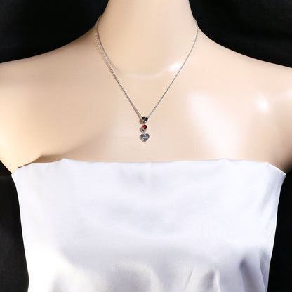 Gucci 925 Sterling Silver Necklace Red Topaz 41 cm — view 6
