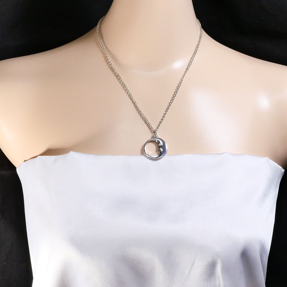 Tiffany & Co Man in the Moon 925 Sterling Silver Necklace 42 cm — view 6