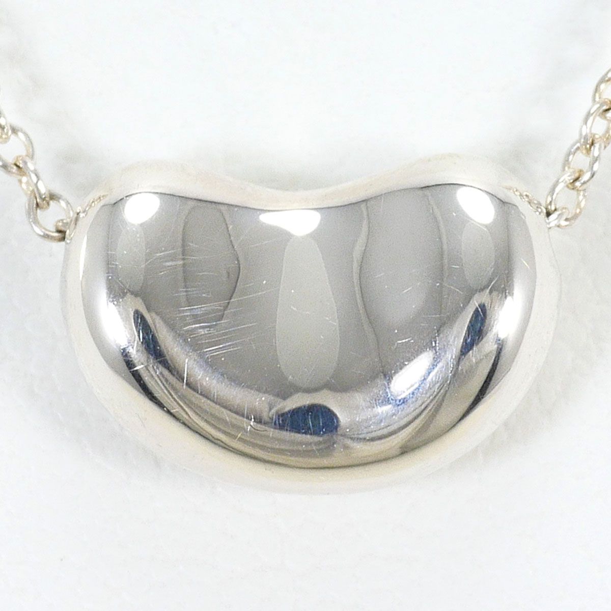 Tiffany & Co Bean 925 Sterling Silver Necklace 44 cm