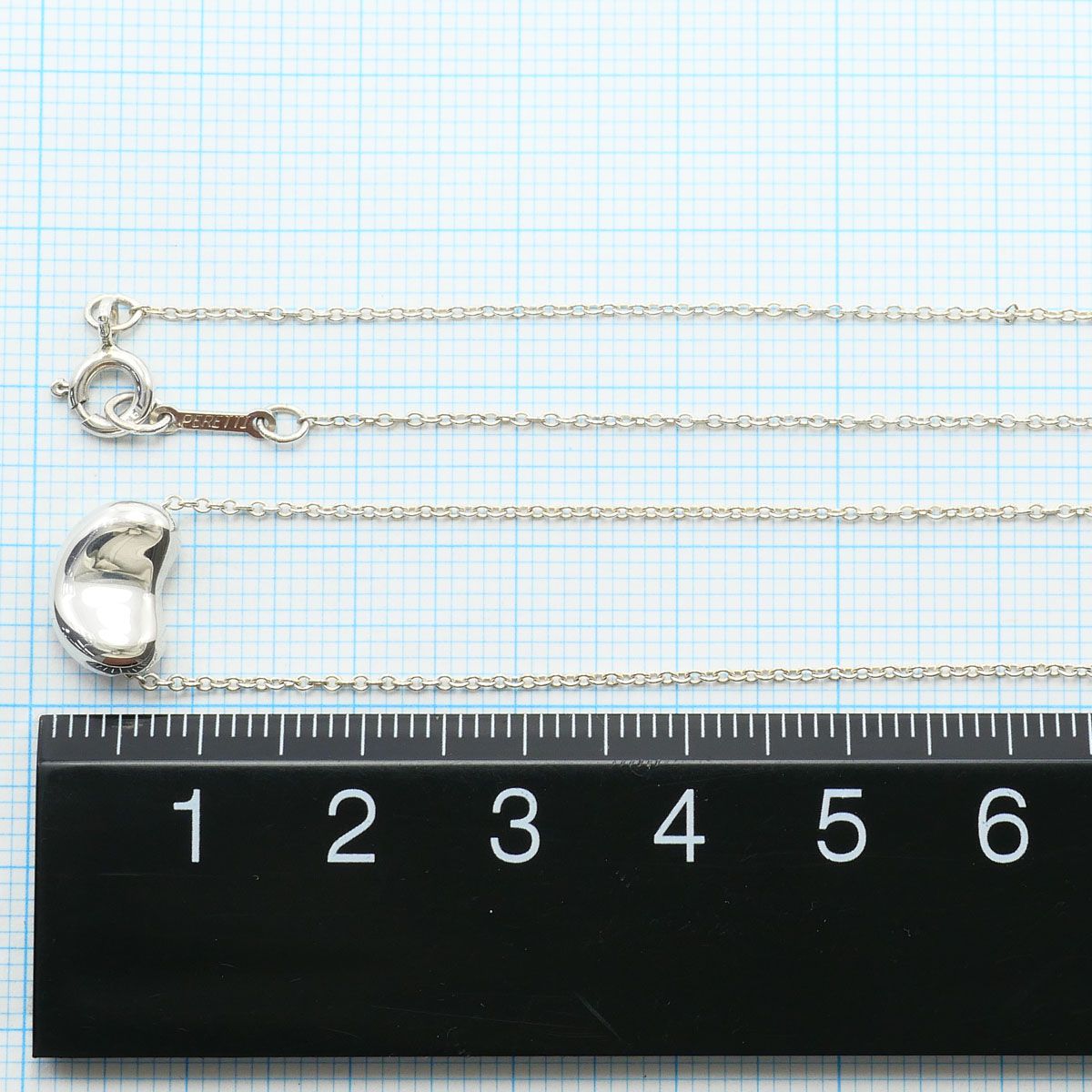 Tiffany & Co Bean 925 Sterling Silver Necklace 44 cm — view 5