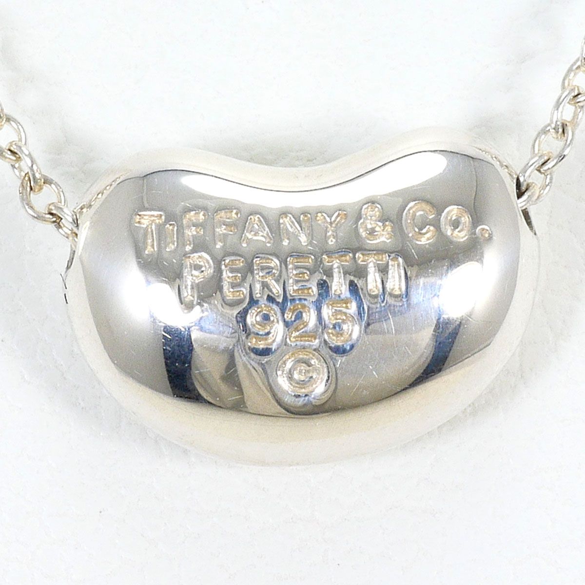 Tiffany & Co Bean 925 Sterling Silver Necklace 44 cm — view 3