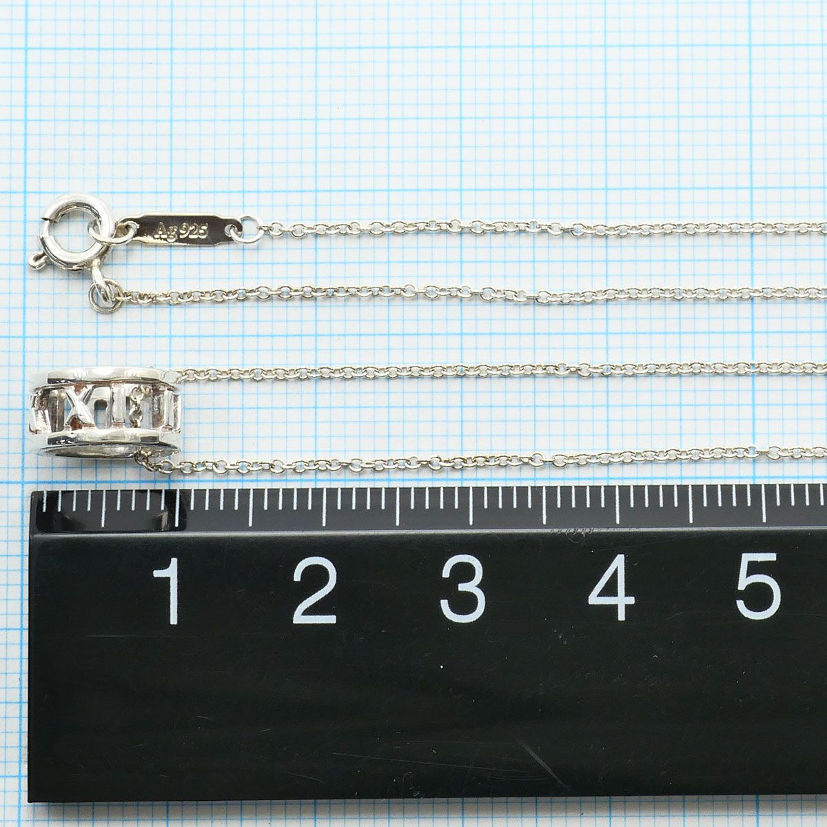 Tiffany & Co Atlas Open 925 Sterling Silver Necklace 40 cm — view 5