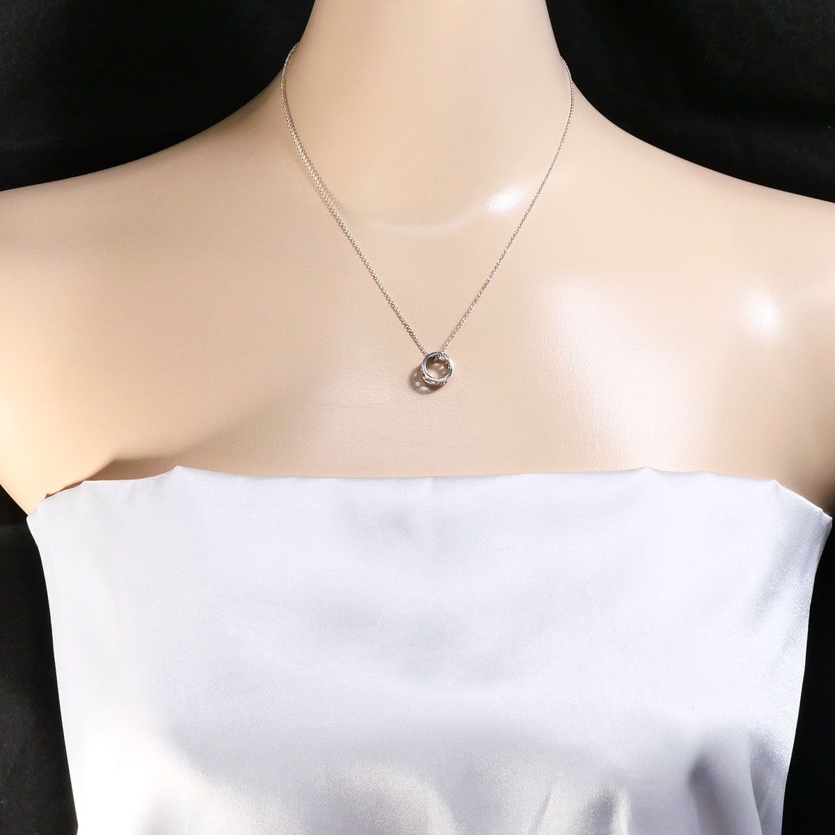 Tiffany & Co Atlas Open 925 Sterling Silver Necklace 40 cm — view 6