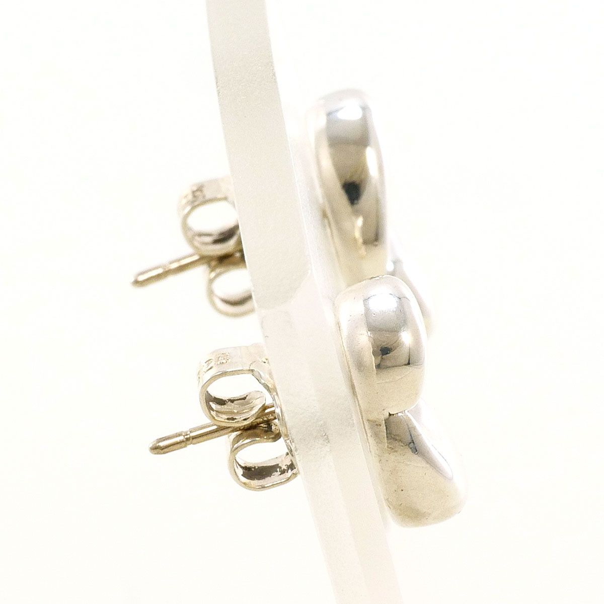 Tiffany & Co Double Teardrop 925 Sterling Silver Earrings — view 2