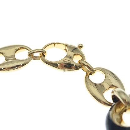Gucci Marina Chain Necklace Black Gold — view 4