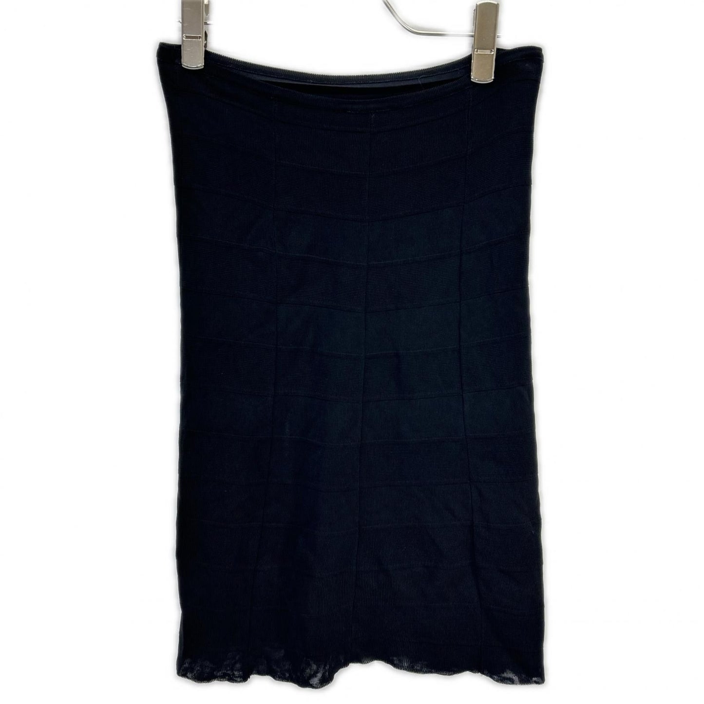 Chanel Black Rayon Skirt 38 — view 2