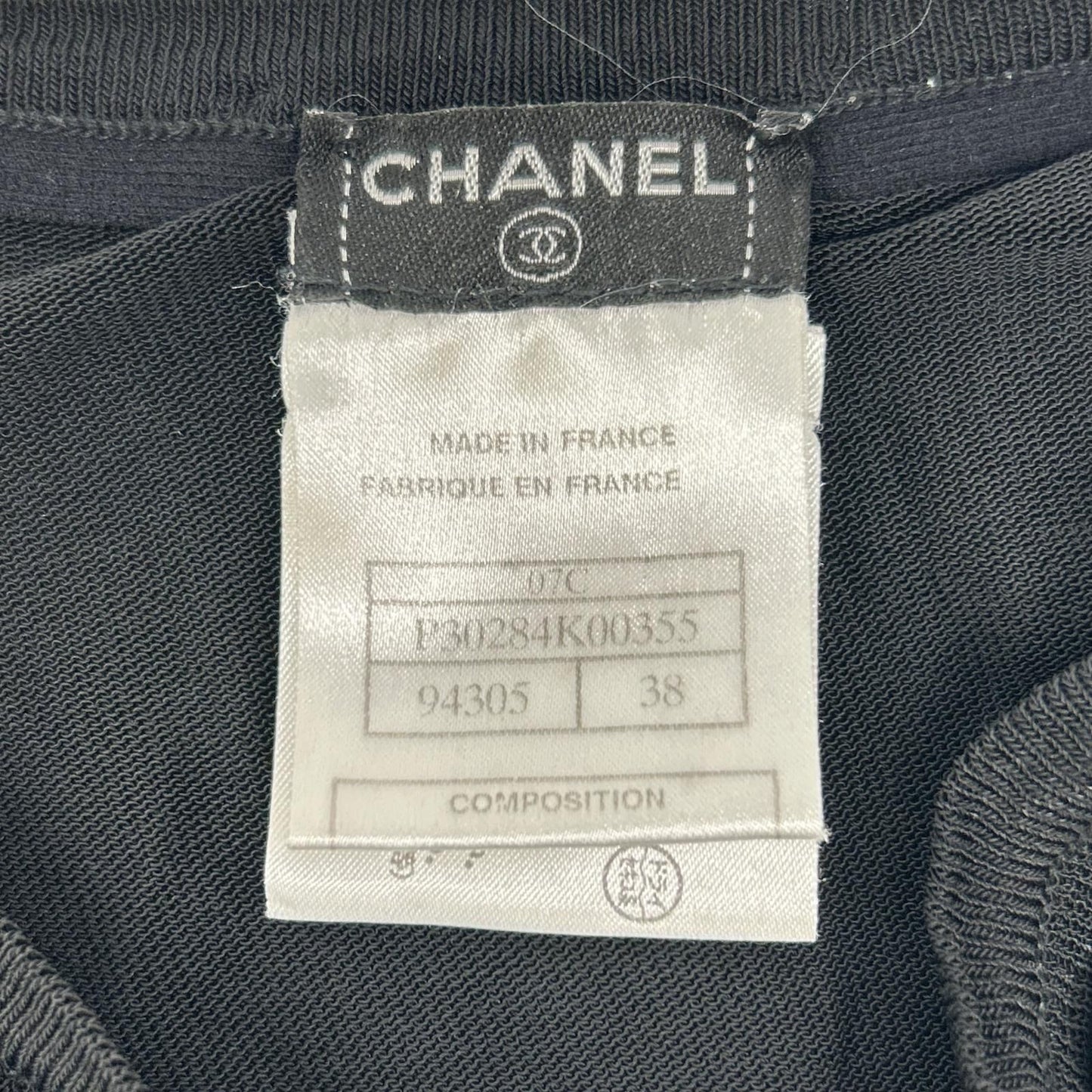 Chanel Black Rayon Skirt 38 — view 3
